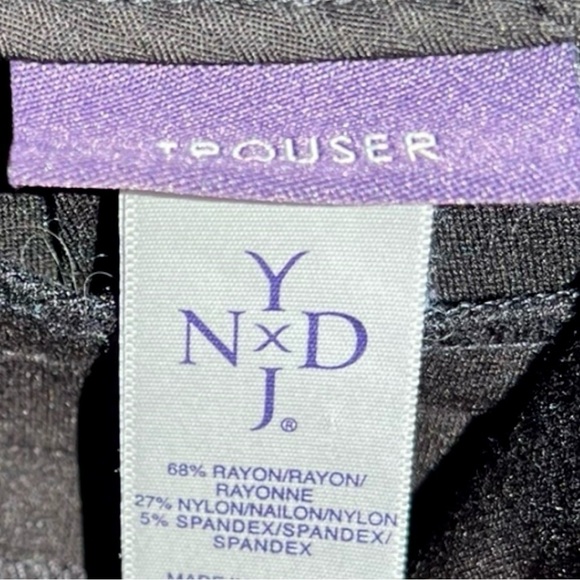 🌻NYDJ Black Straight Leg Trouser Dress Pants Size 4 Petite - Picture 5 of 7